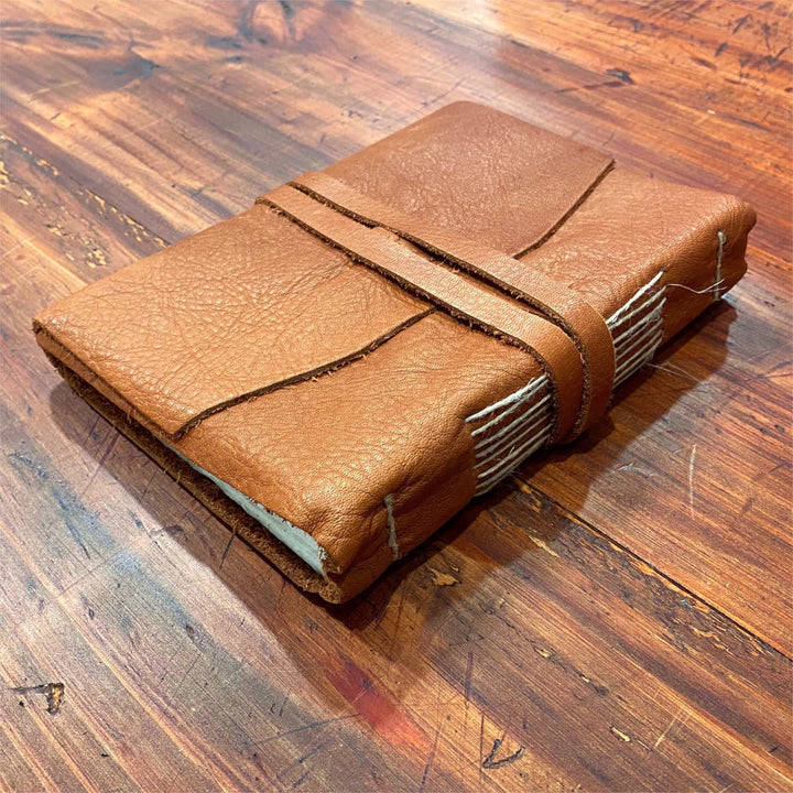 Medioevo Leather Journal - Tan Medium