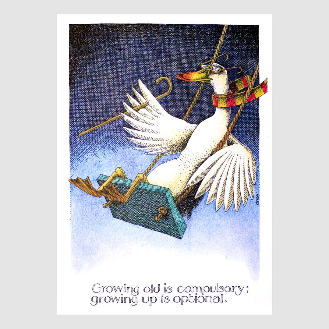Simon Drew Card - Growing Old