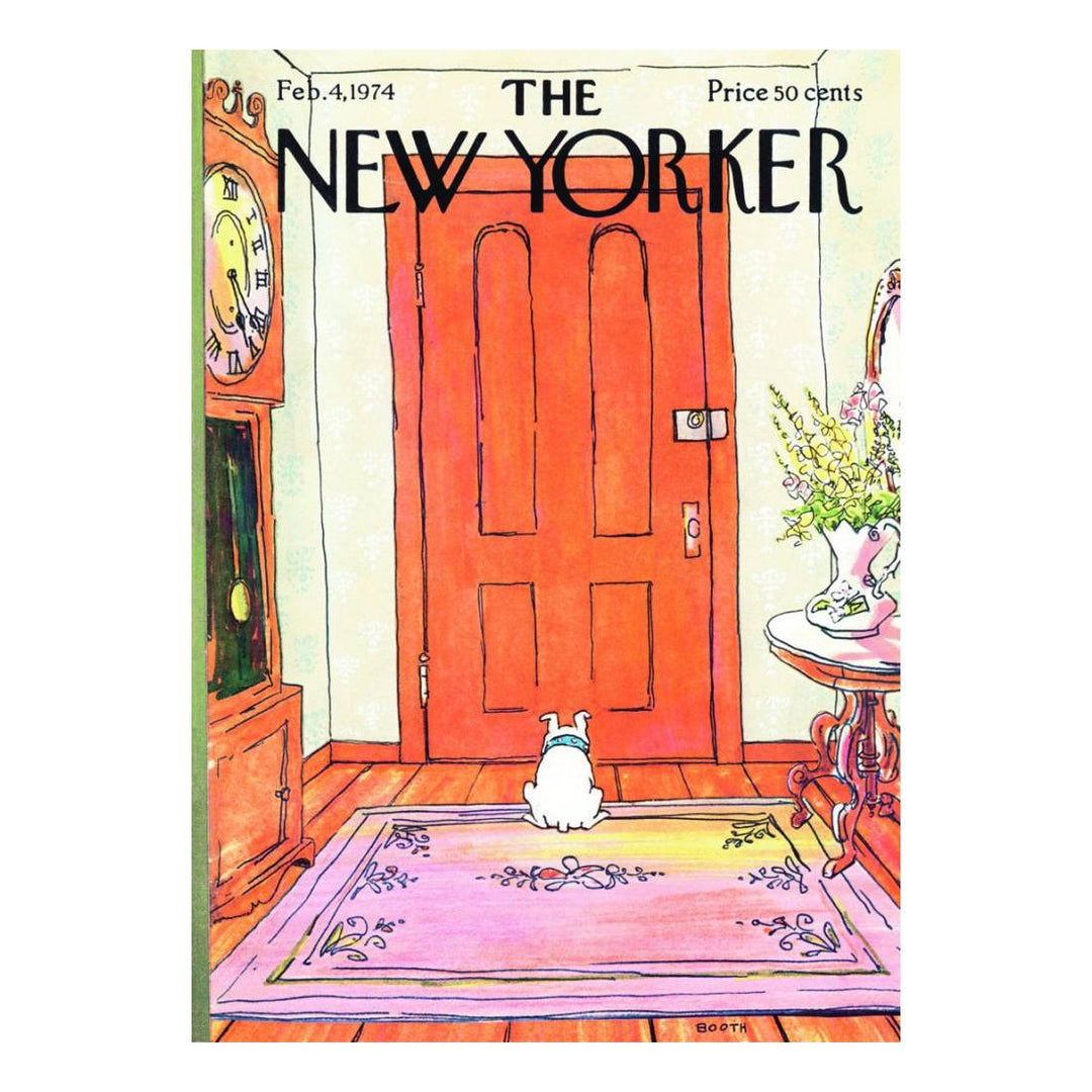 The New Yorker Card - Dog At The Door