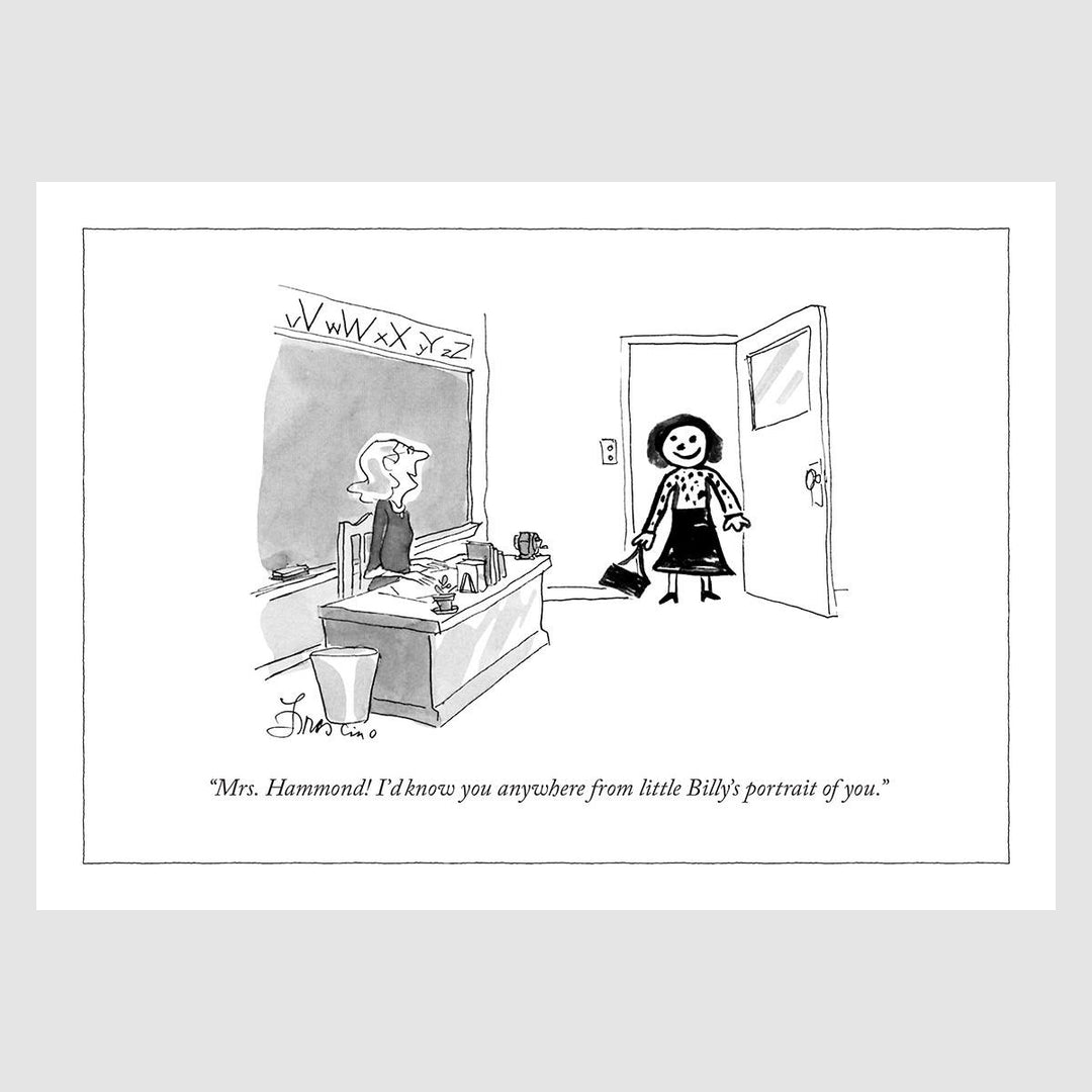 The New Yorker Card - Billy's Portrait