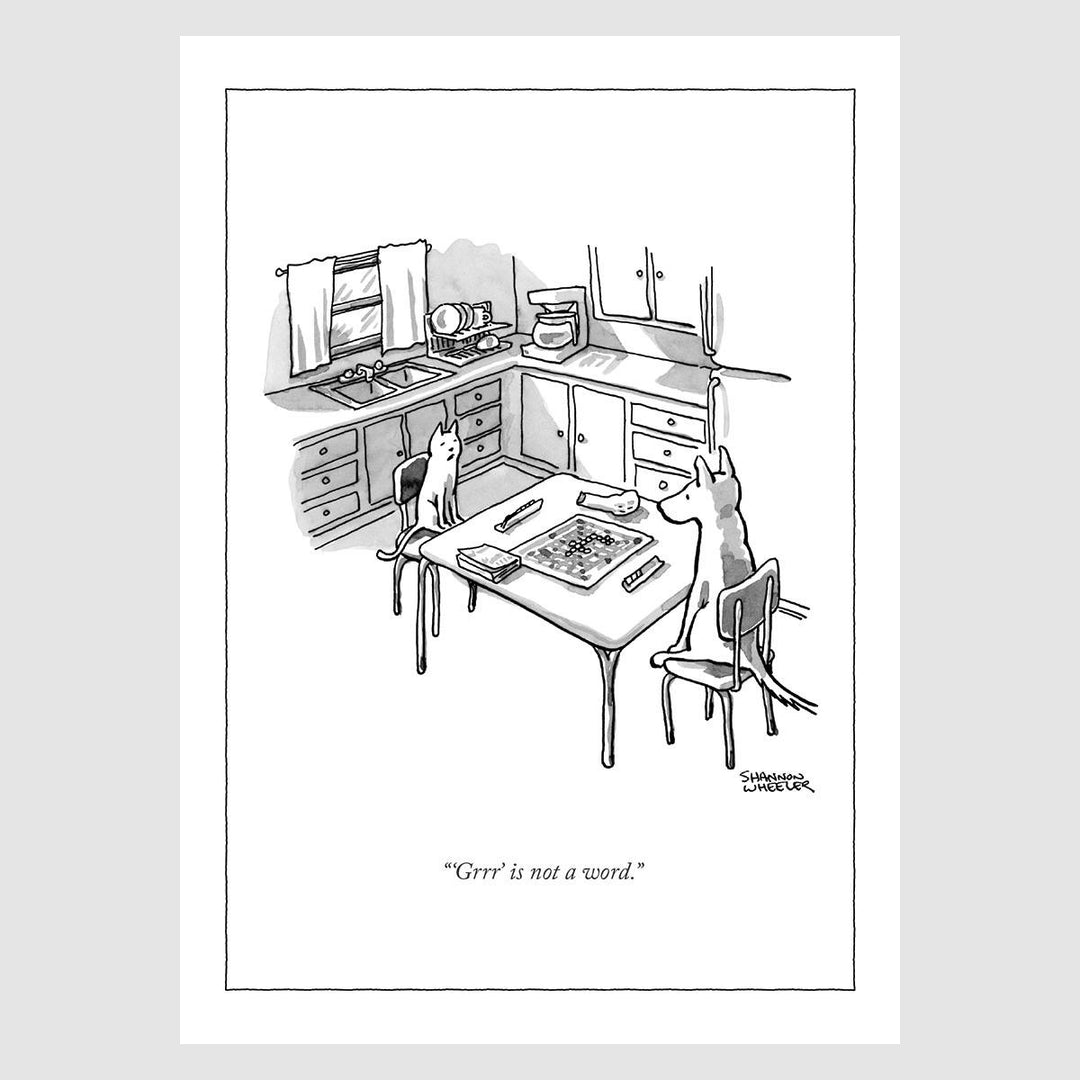 The New Yorker Card - Pet Games