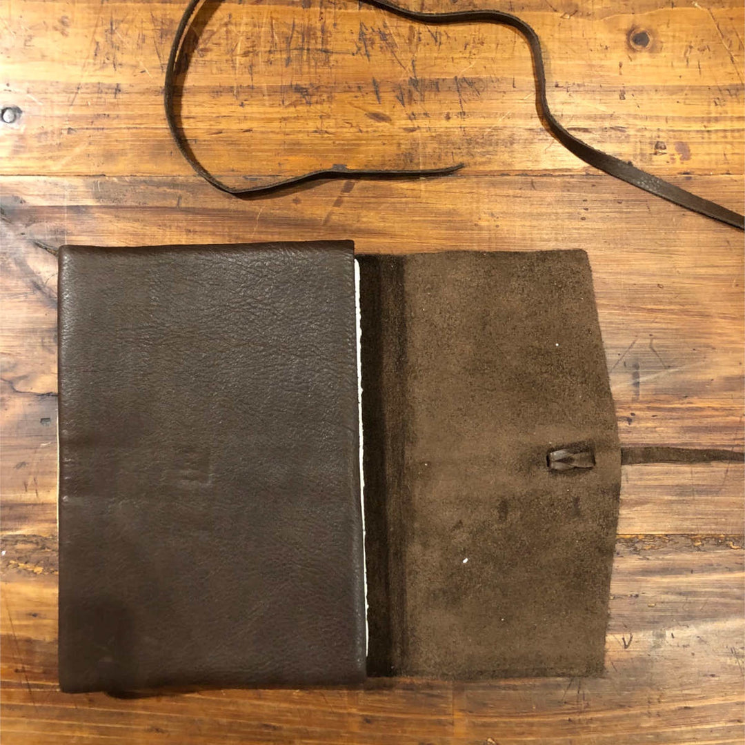 Medioevo Leather Journal - Chocolate Medium