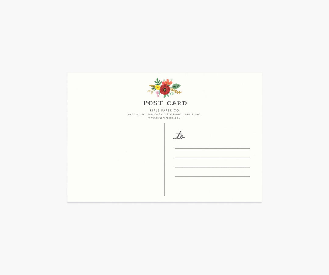 Postcards - Pack of 10 - Bouquet Thanks