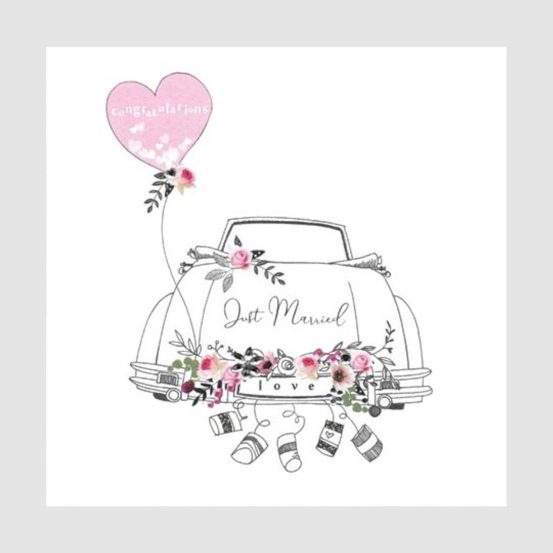 Piccadilly Extra Large Card - Wedding Car