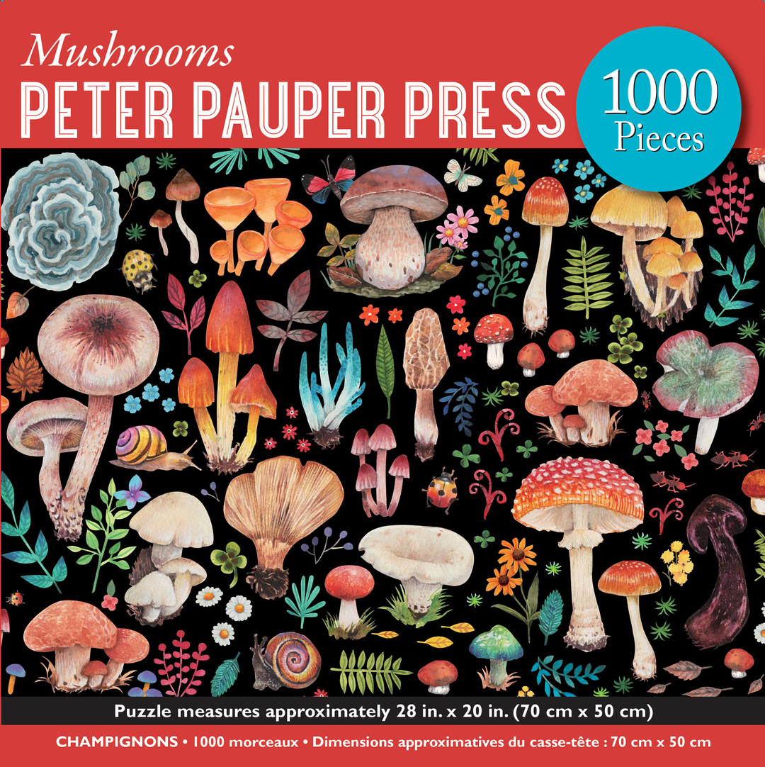 1000 Piece Puzzle - Mushrooms