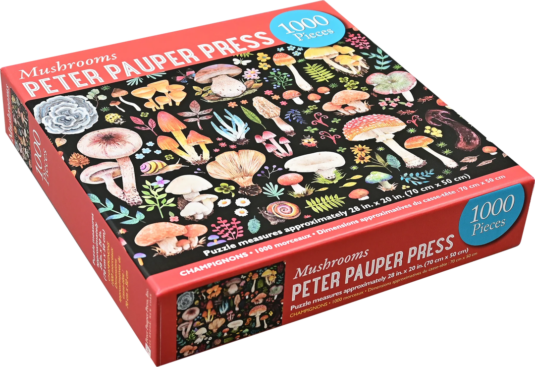 1000 Piece Puzzle - Mushrooms