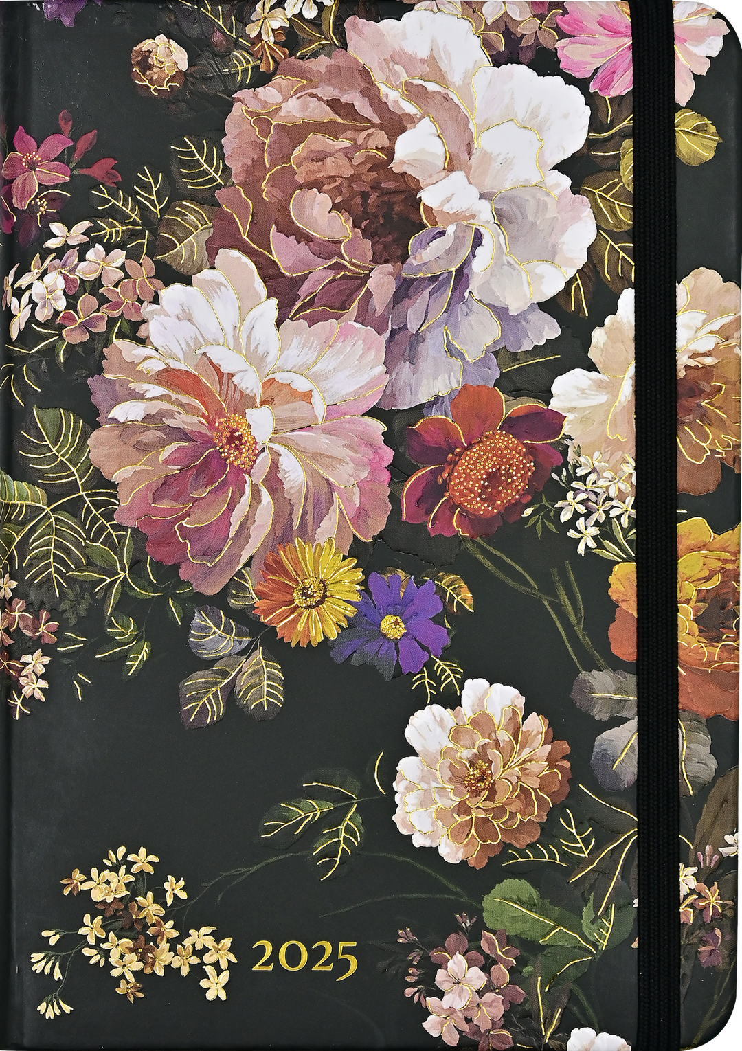2025 Weekly Diary - Midnight Floral 16 Month