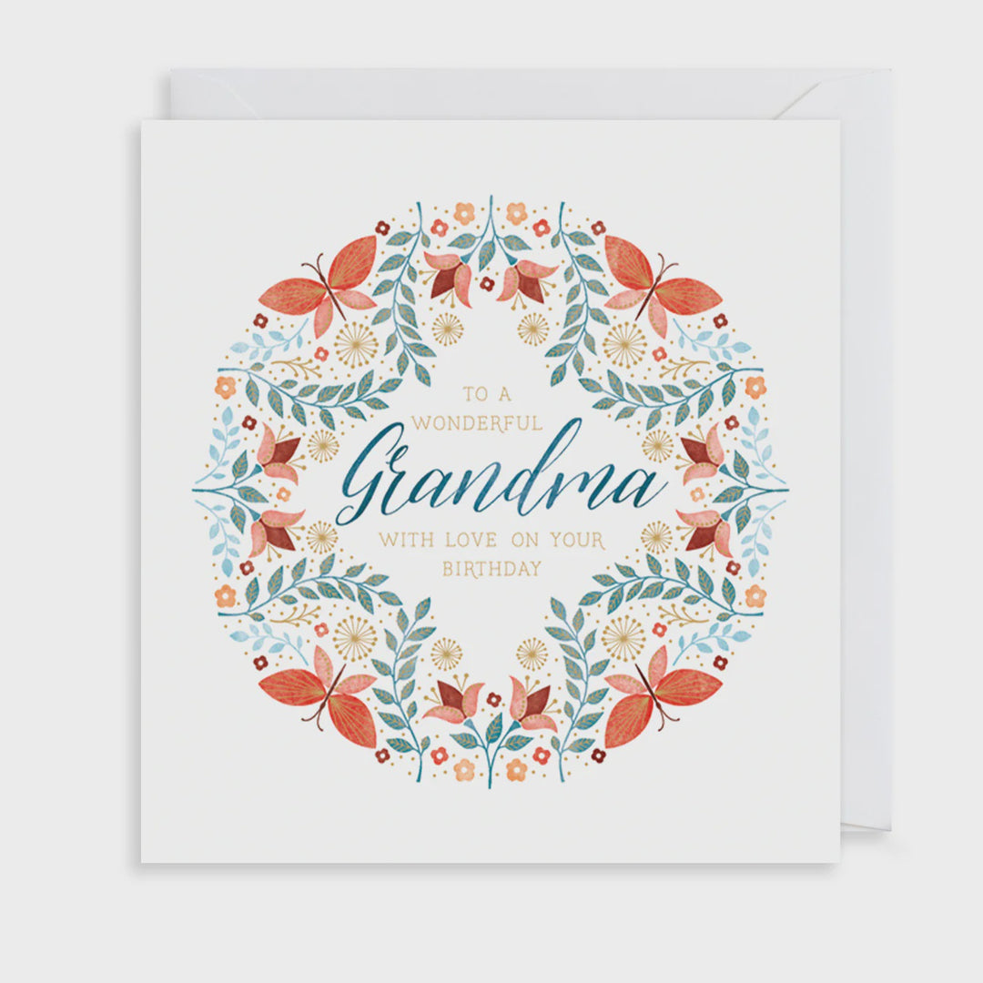 Card - To A Wonderful Grandma With Love