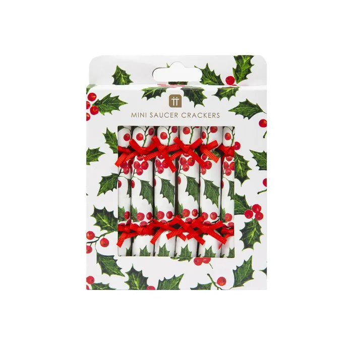 Mini Christmas Cracker - Botanical Holly - Paperie