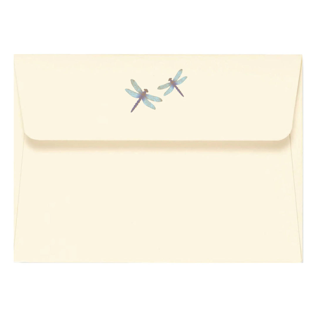 Boxed Stationery - Blue Dragonflies