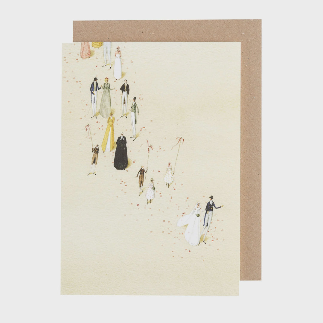 Laura Stoddart Card - Wedding Procession