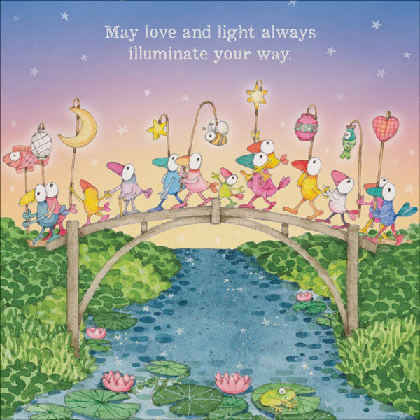 Twigseeds Card - May Love and Light always Illuminate your way