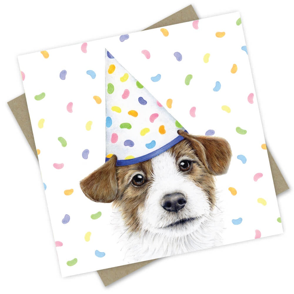 PopcornBlue Card - Jellybean Jack The Jack Russell