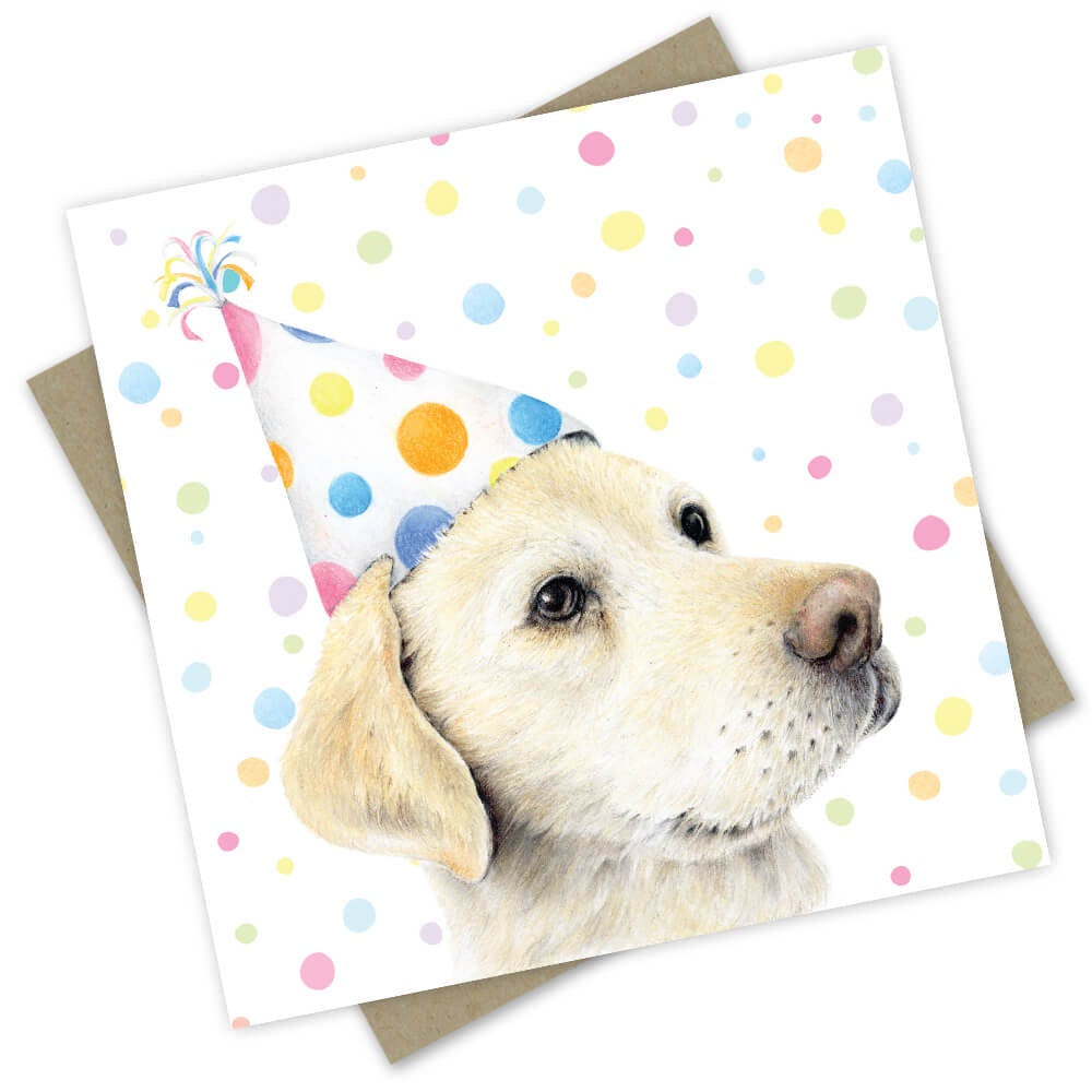 PopcornBlue Card - Lucy The Labrador Retriever