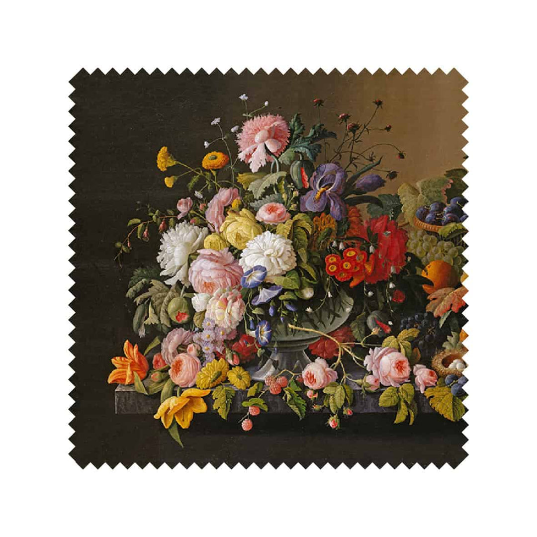 Microfibre Cleaning Cloth - Still-Life with Flowers by Severin Roesen