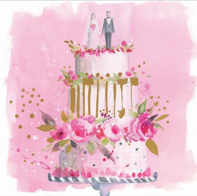 Daisy Olive Card - Wedding Cake