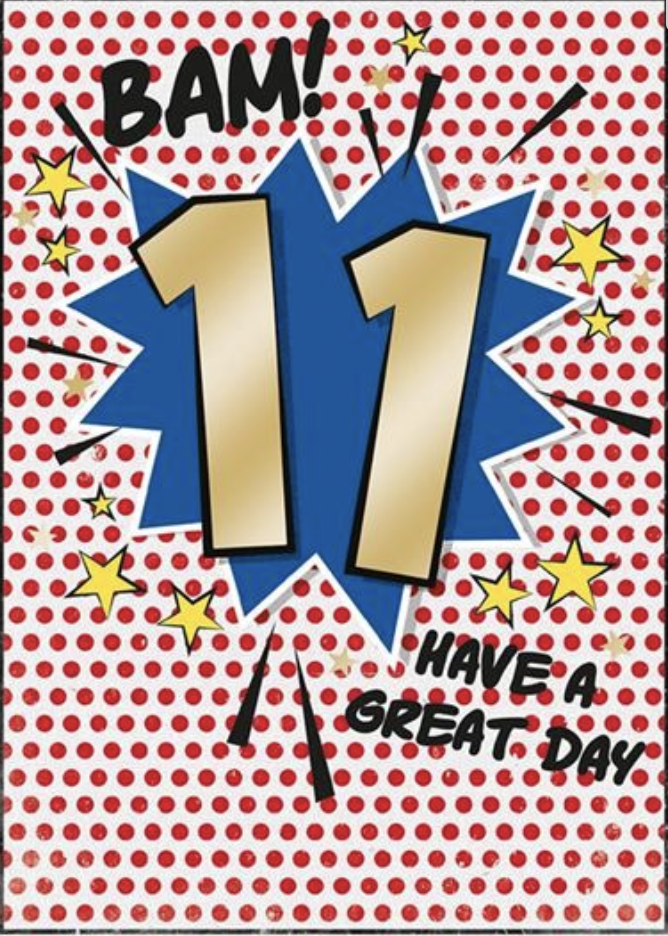 POW! Card - Bam 11