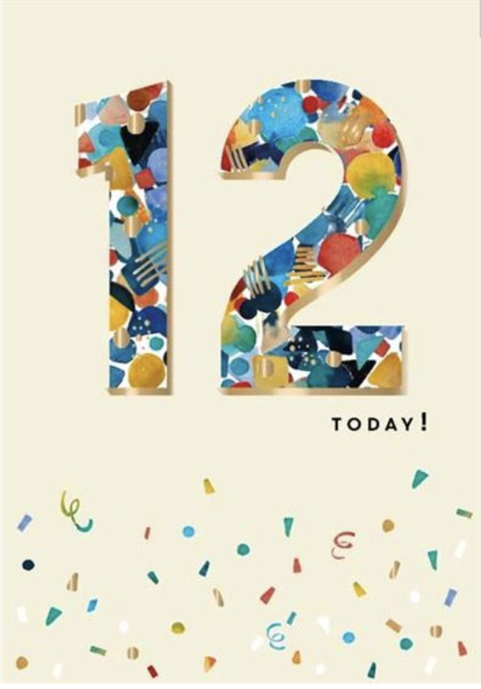 Ling Design Card - 12 Today
