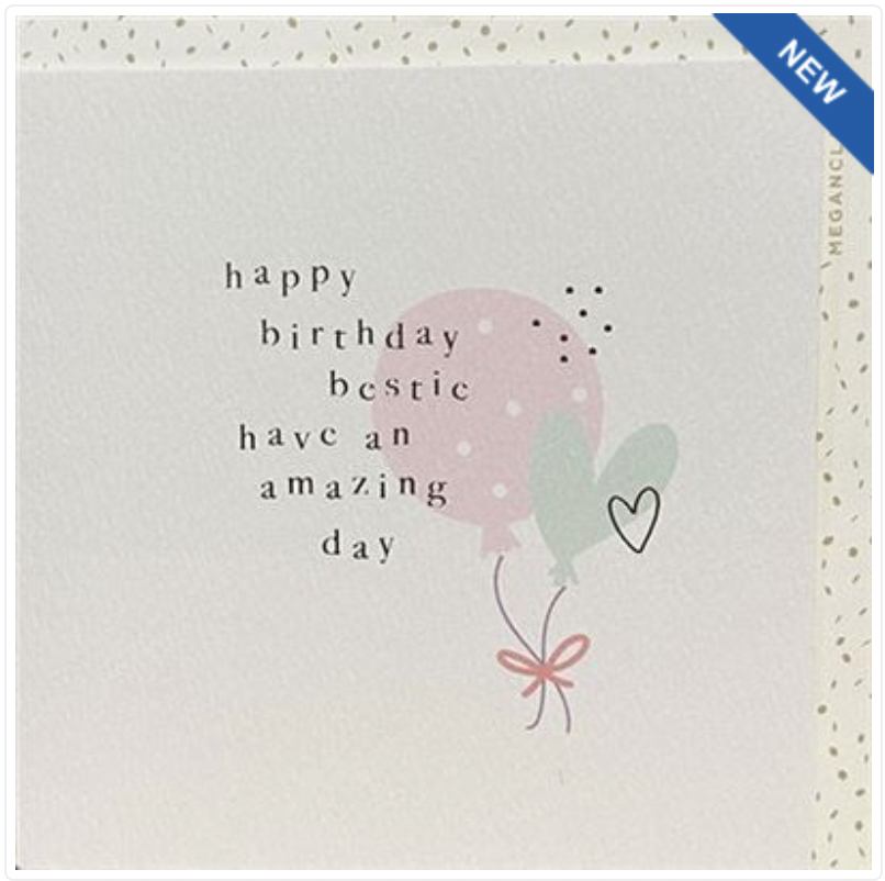 Dew Drops Card - Bestie
