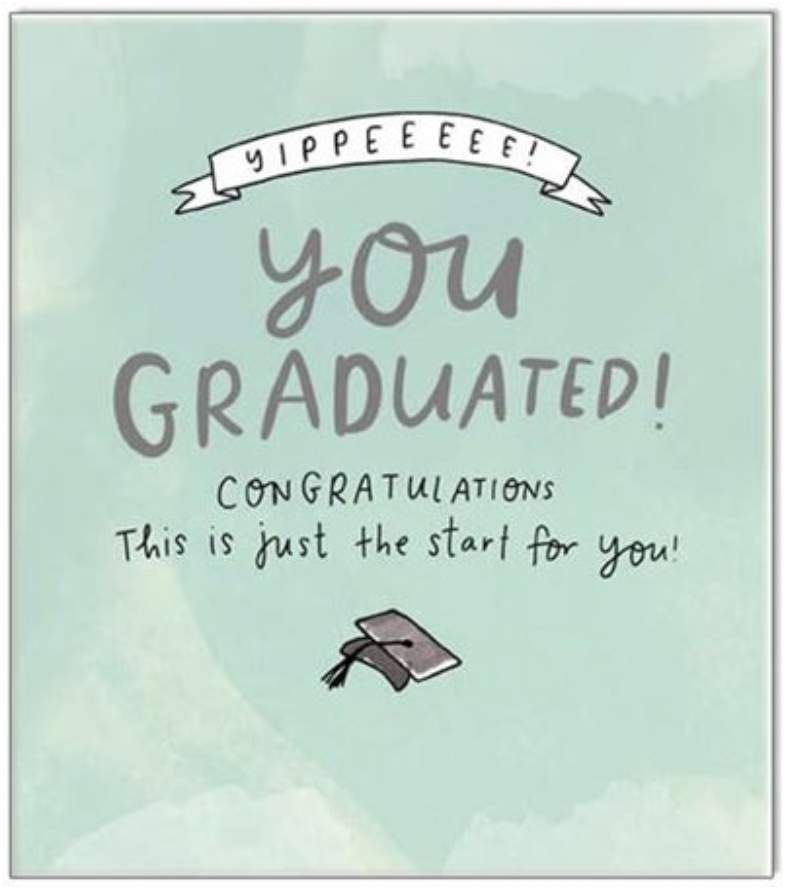 The Happy News Card - Graduation