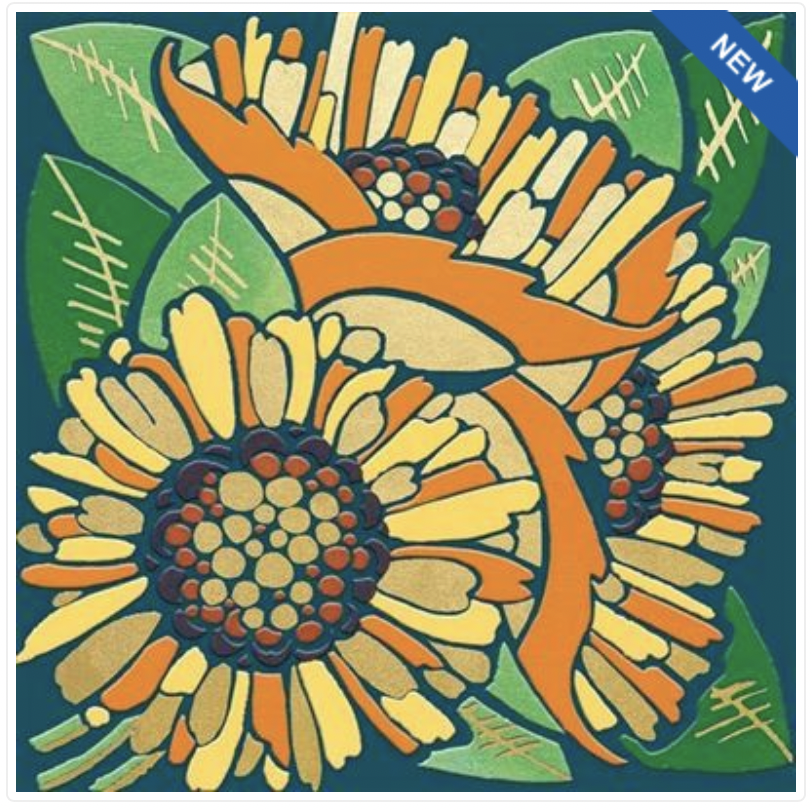 V&A Card - Sunflowers Thomas