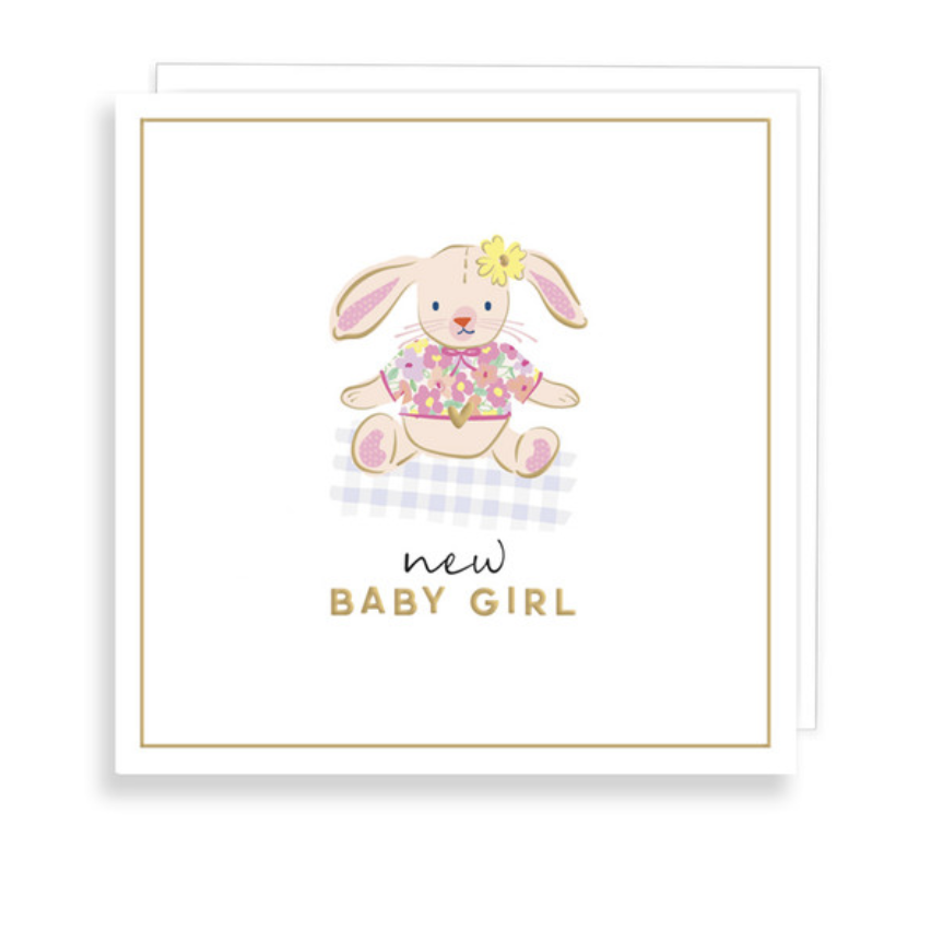 Into The Wild Card - Baby Girl Bunny