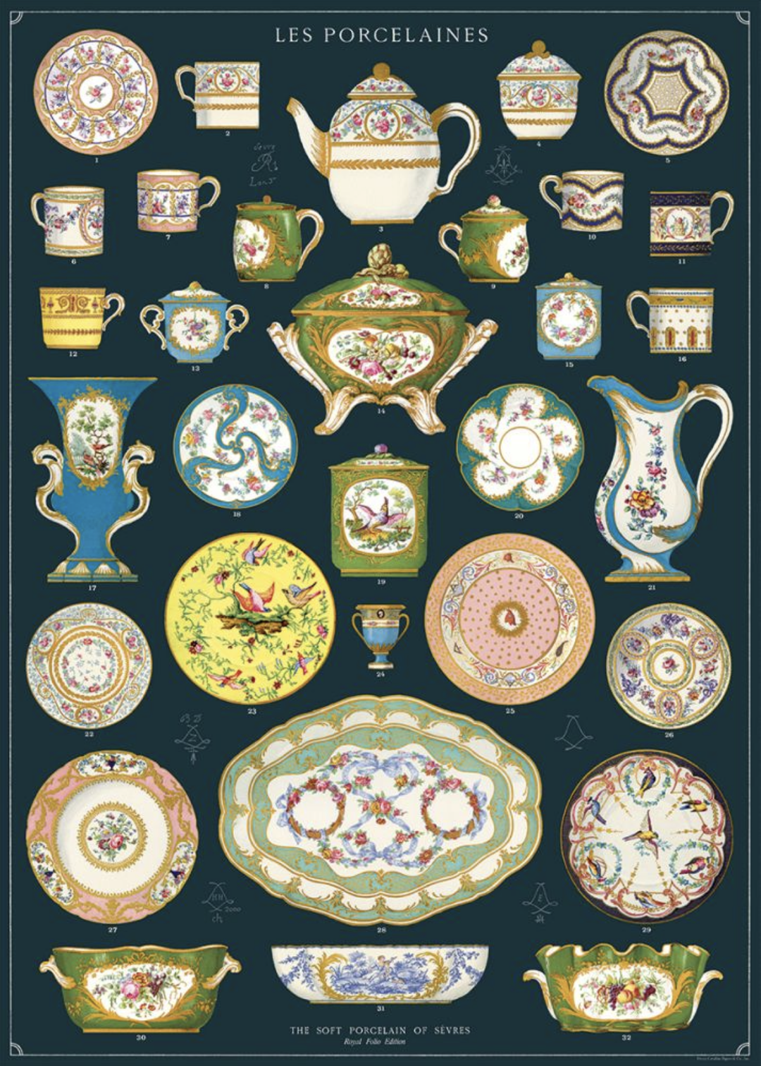 Les Porcelains Poster