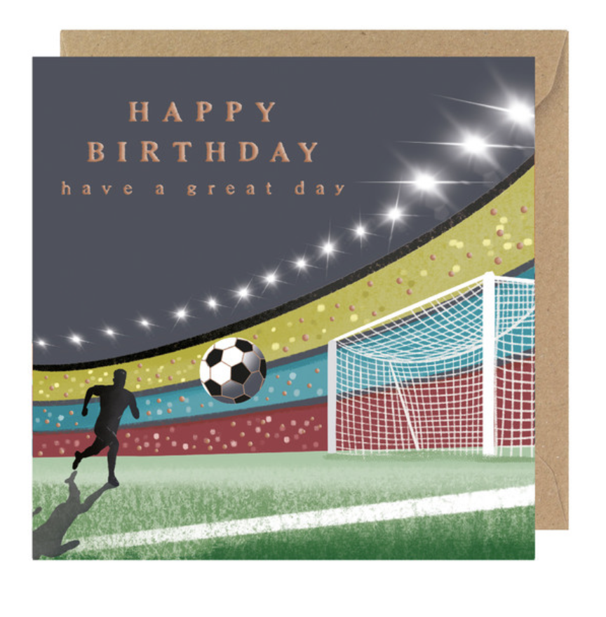 Sunburst Card - HB - Soccer
