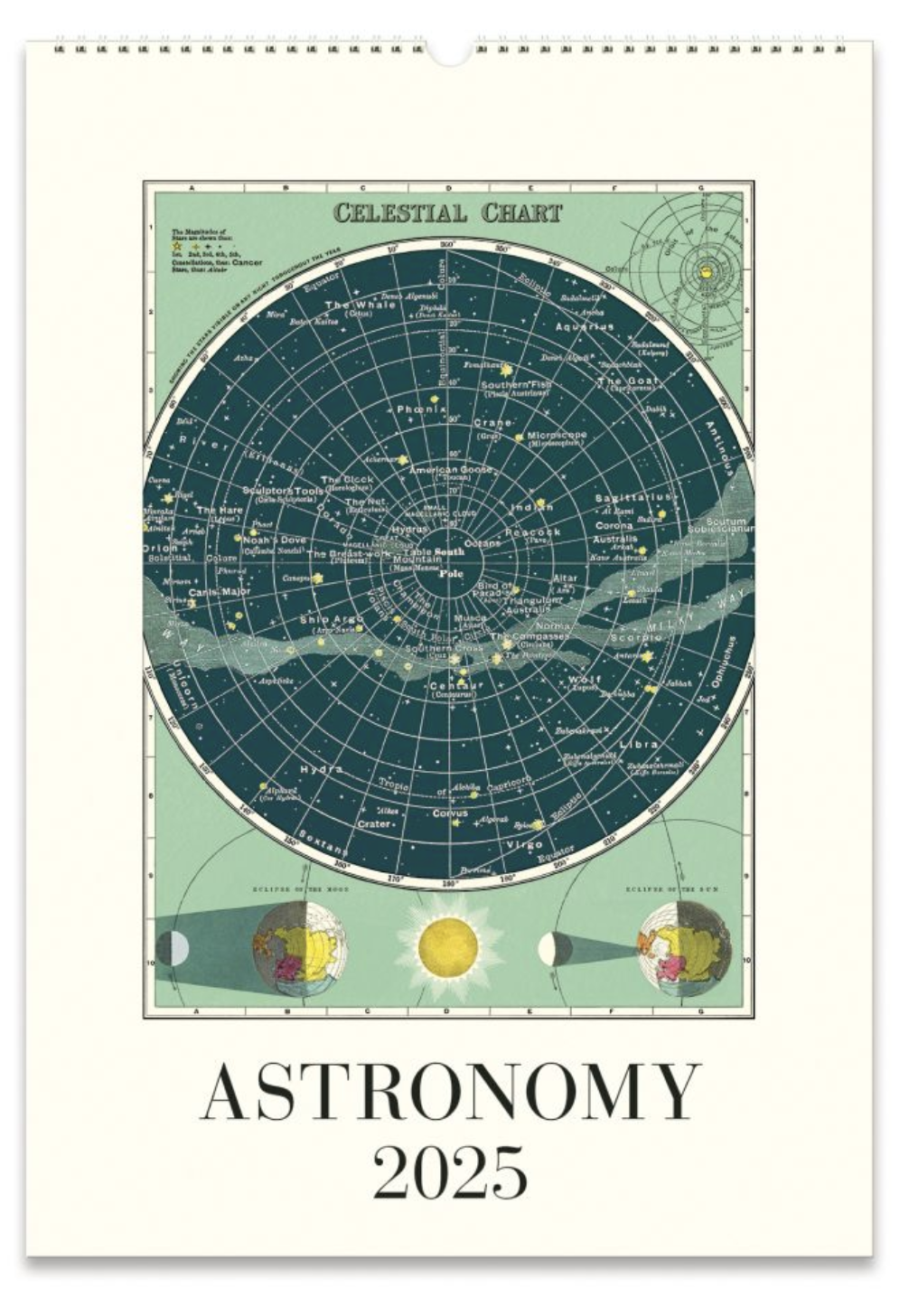 Cavallini&Co「CELESTIAL」ヴィンテージスクールチャート Cavallini Vintage School Chart - Celestial Map – Jenni Bick
