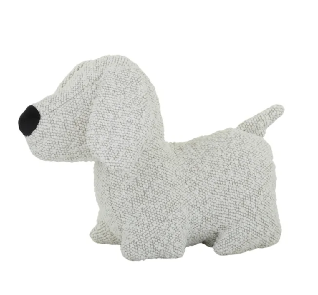 Boo Boucle Door Stop - Ivory