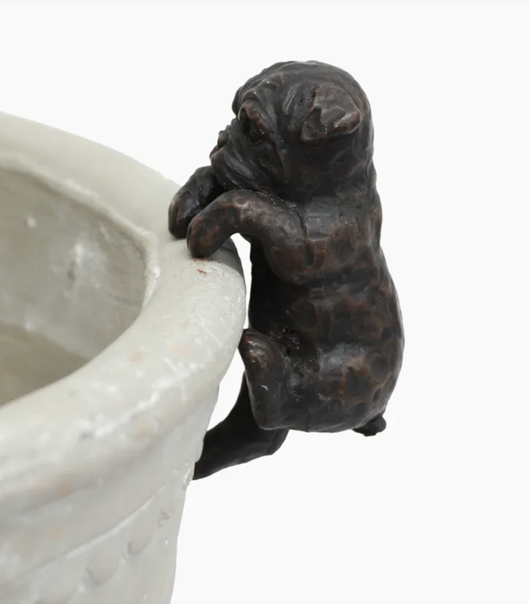 Hanging French Bulldog  - Dark Brown