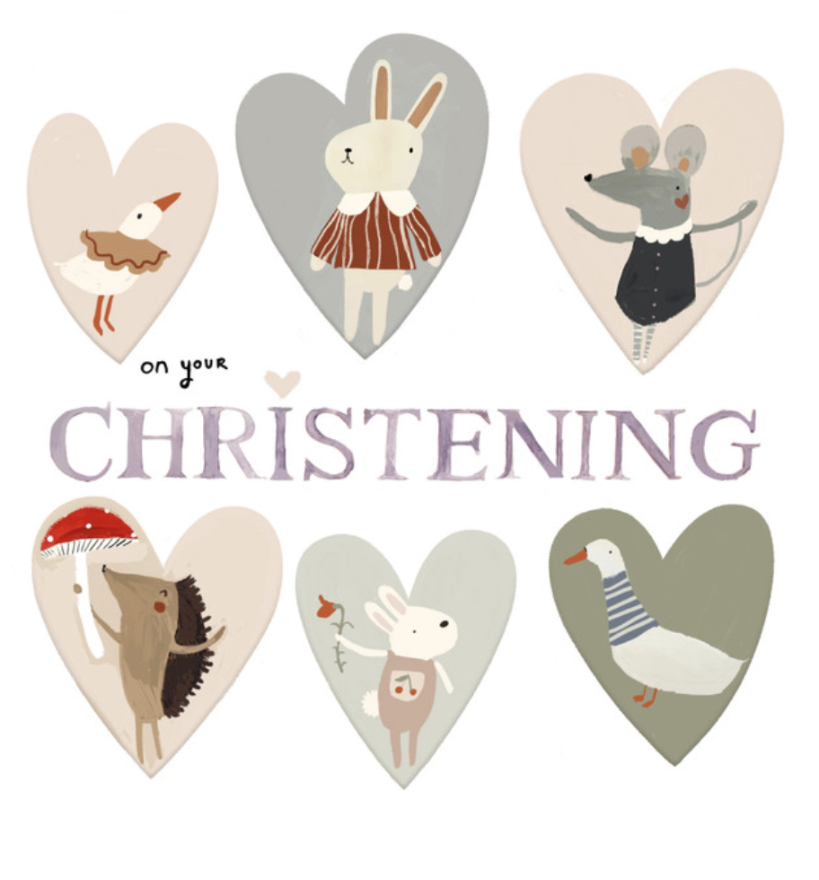 Sooshichacha Card - On your Christening