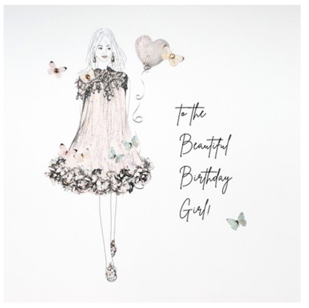 Five Dollar Shake Card - To the Beautiful Birthday Girl