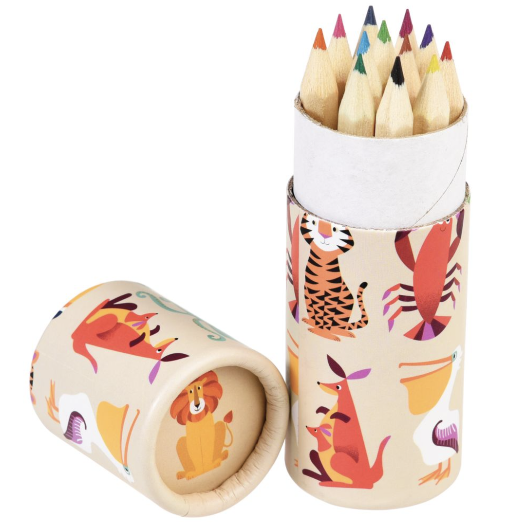 Rex London Pencils in a Tube - Colourful Creatures