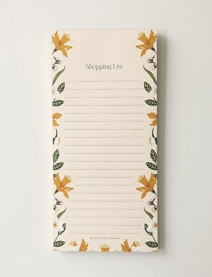 Bespoke Shopping List - Daffodil