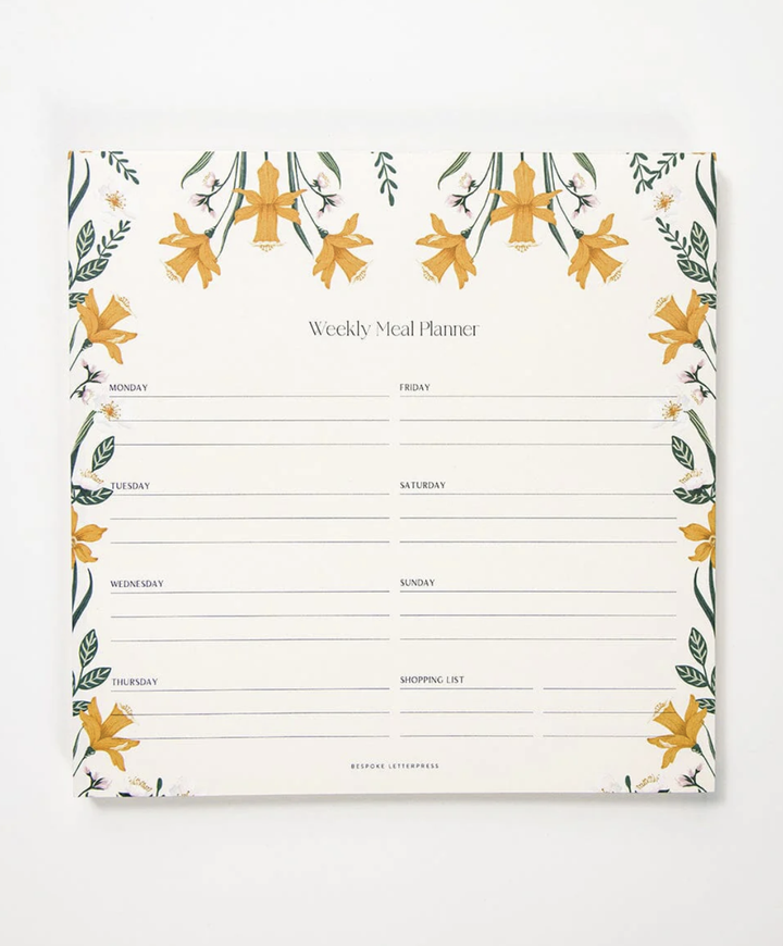 Bespoke Meal Planner - Daffodil