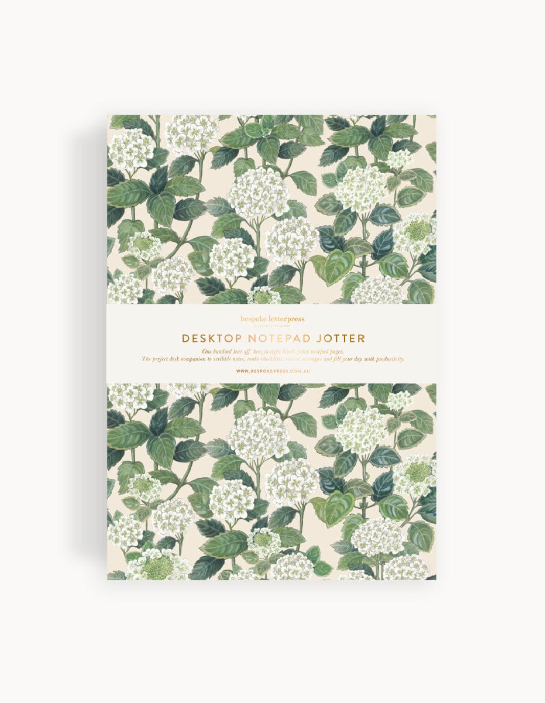 Bespoke Notepad Jotter - Hydrangea