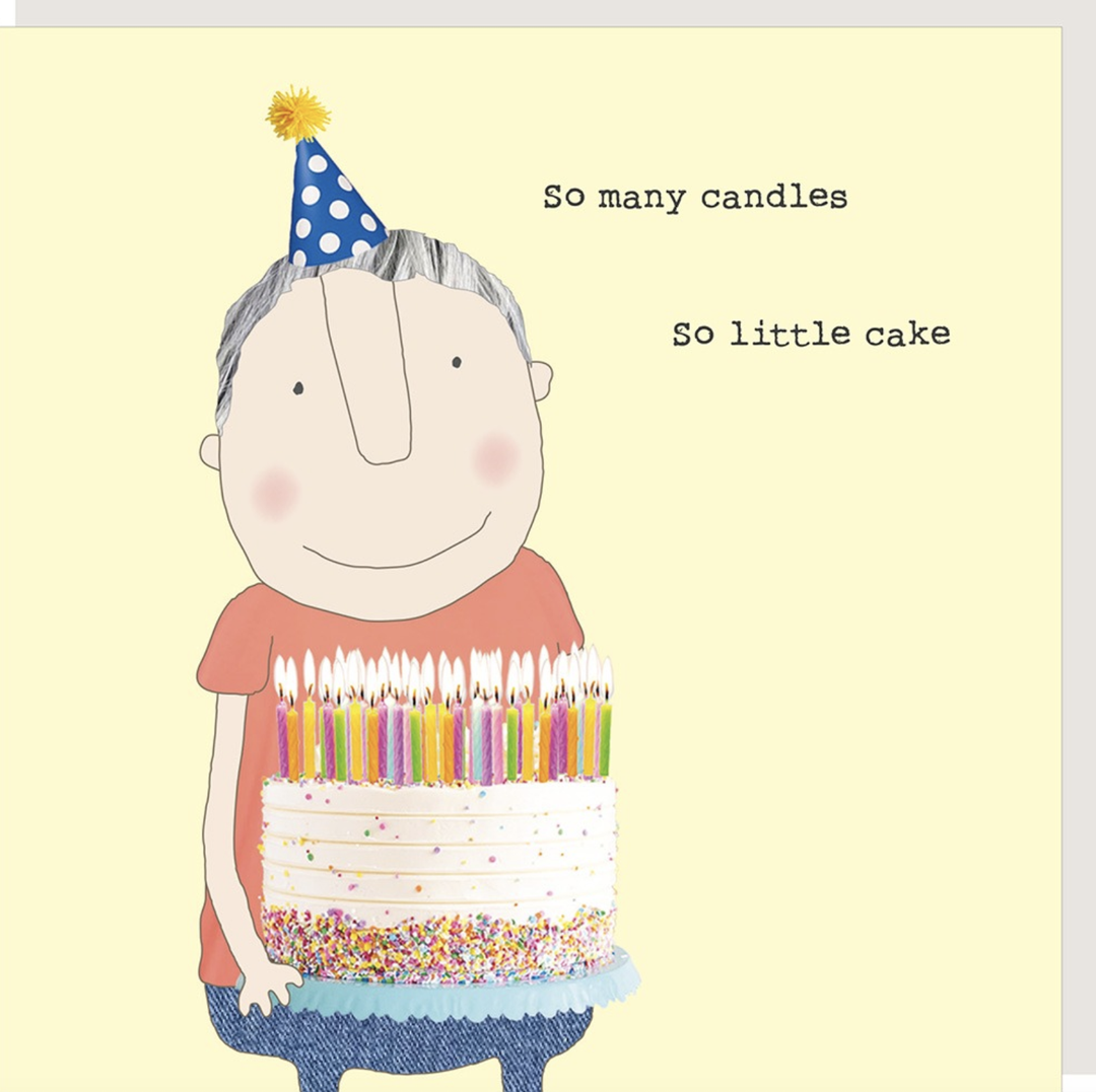 Rosie Made A Thing Card - Candles