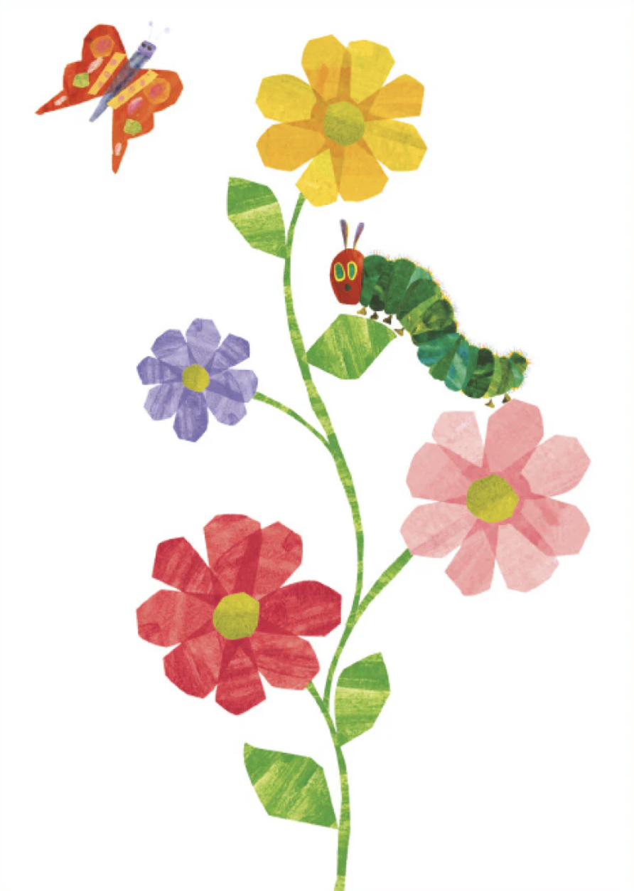 Gallery Card - The Very Hungry Caterpillar Floral