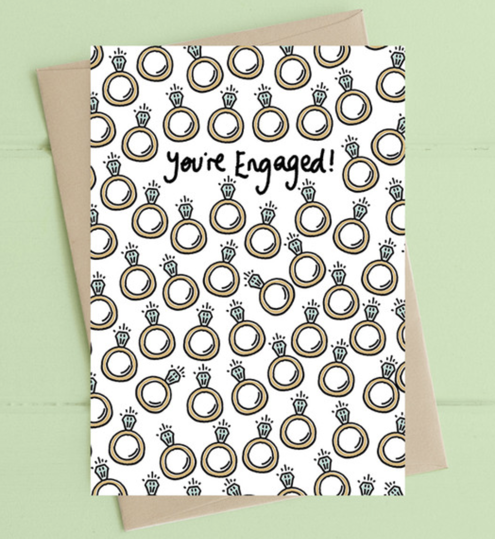 Art of Brilliance Card - You're Engaged!