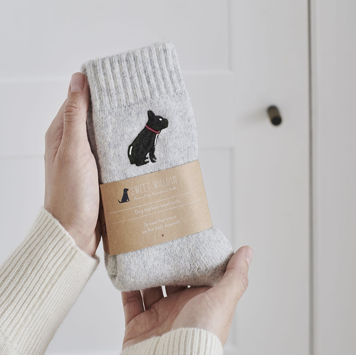 Sweet William Wool Socks - French Bulldog
