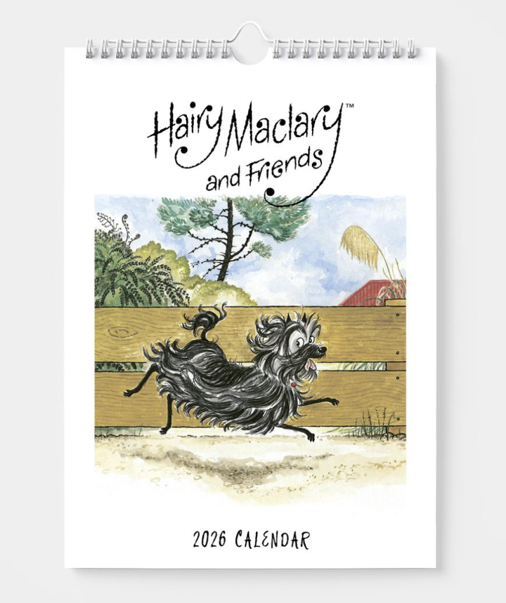 BIP 2026 Wall Calendar - Hairy Maclary