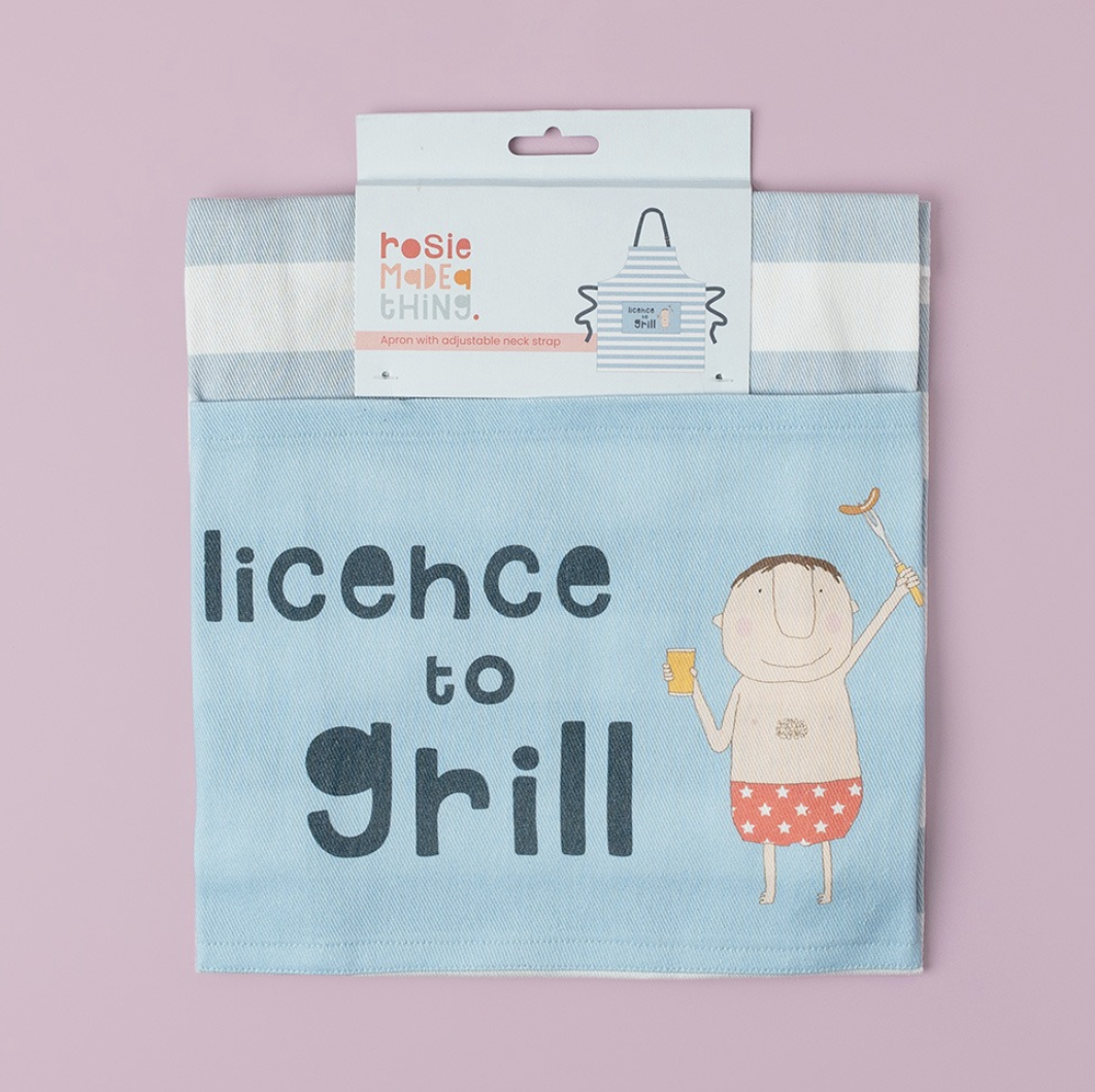 Rosie Made A Thing Apron - Licence To Grill