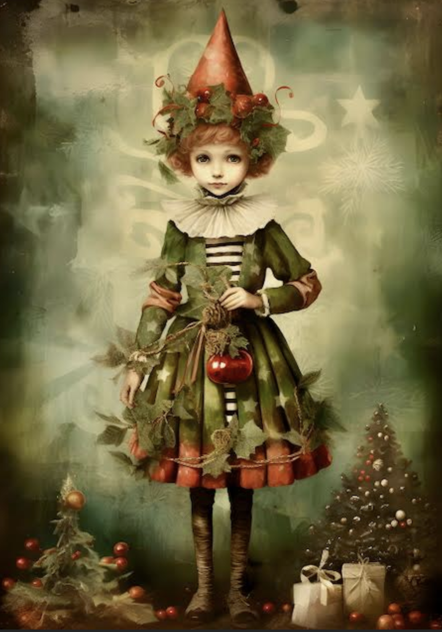 Christmas Card - Christmas Elf