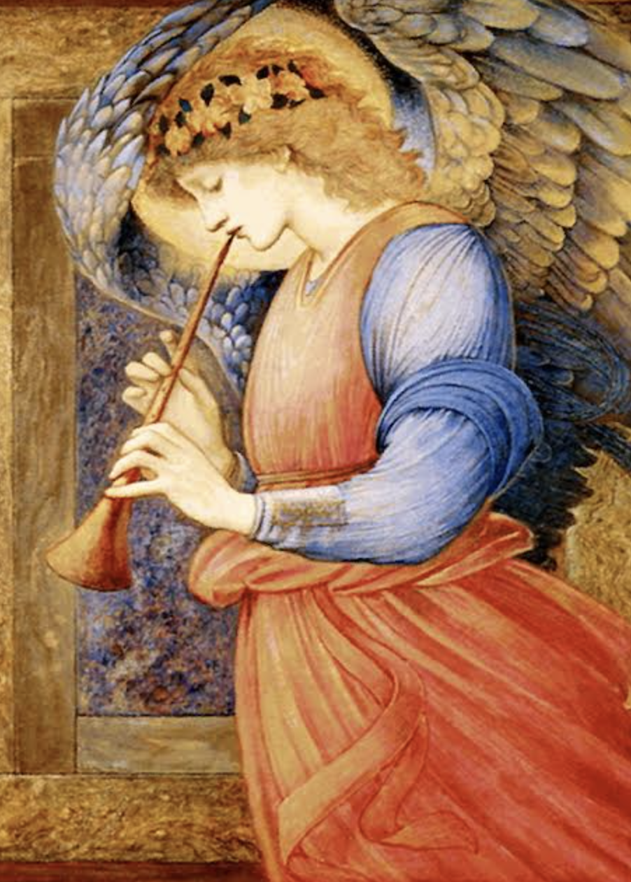 Christmas Card - Angel With Trumpet