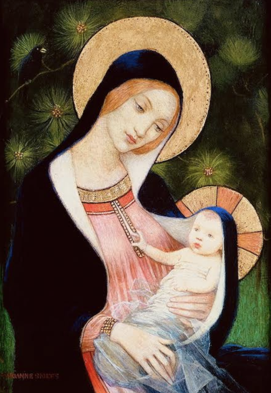 Christmas Card - Madonna And Child
