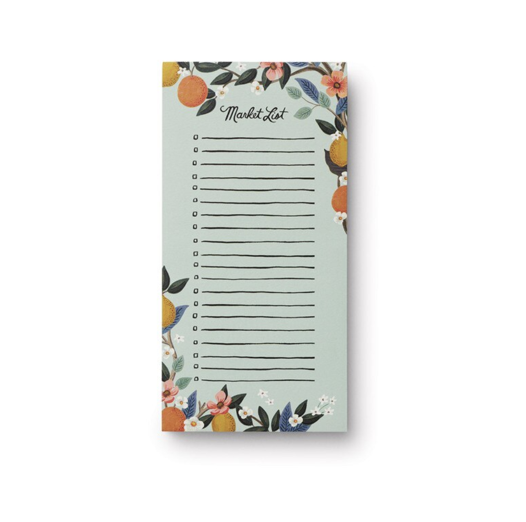 Rifle Paper Co Shopping Pad - Citrus Grove