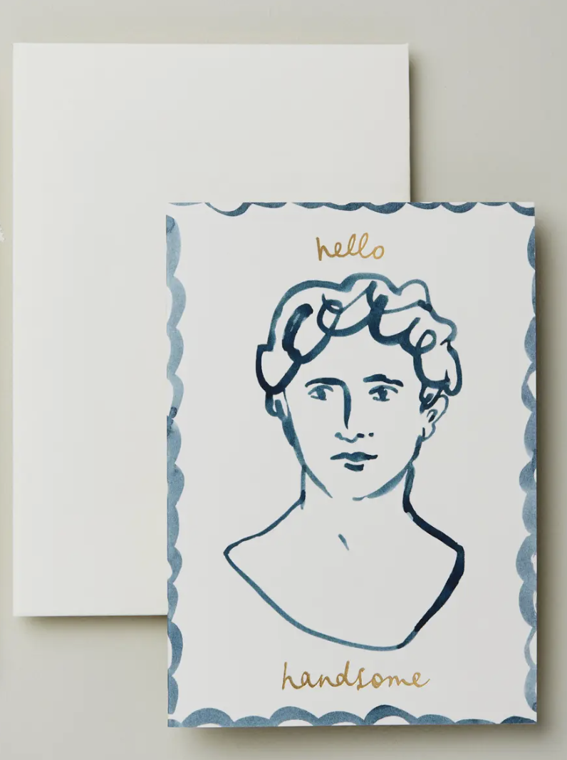 Wanderlust Paper Co Card - Hello Handsome