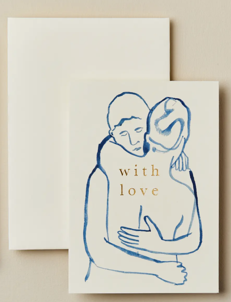 Wanderlust Paper Co Card - With Love