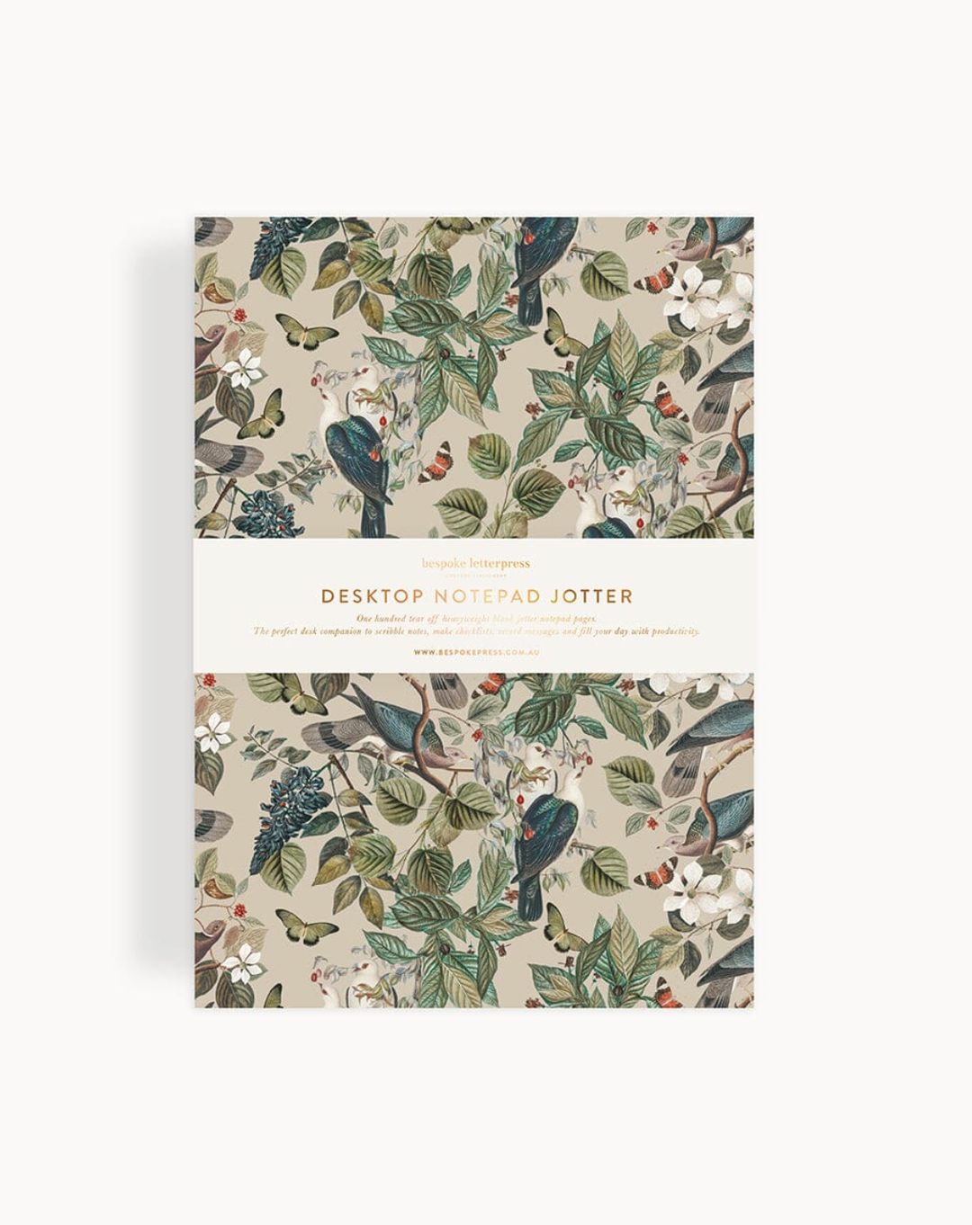 Bespoke Notepad Desktop Jotter - Botanical Grove